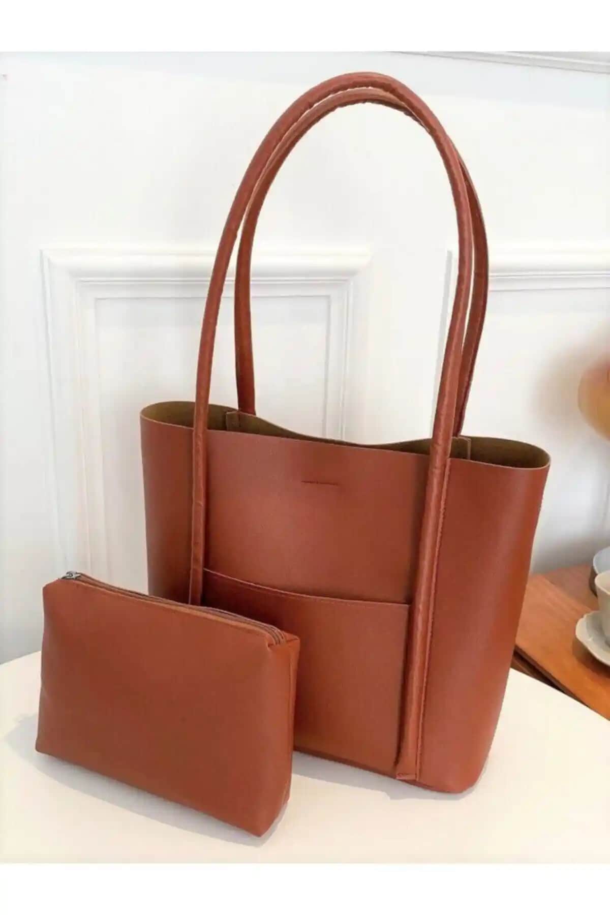 Katusa STD Taba Yavrulu Omuz Çantası Günlük Şıklık ve Fonksiyonellik Sunar