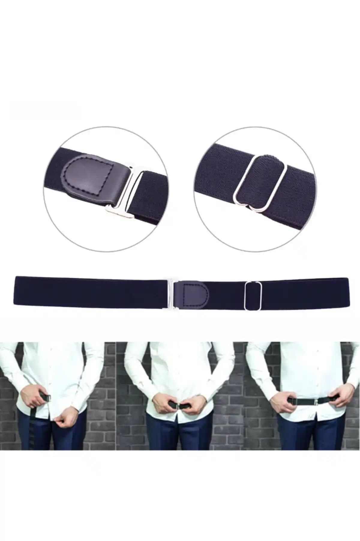 Kemer Dünyası Siyah Unisex Lastikli İnce Gömlek Tutucu Kemerinin Detaylı İncelenmesi ve Kullanım Avantajları