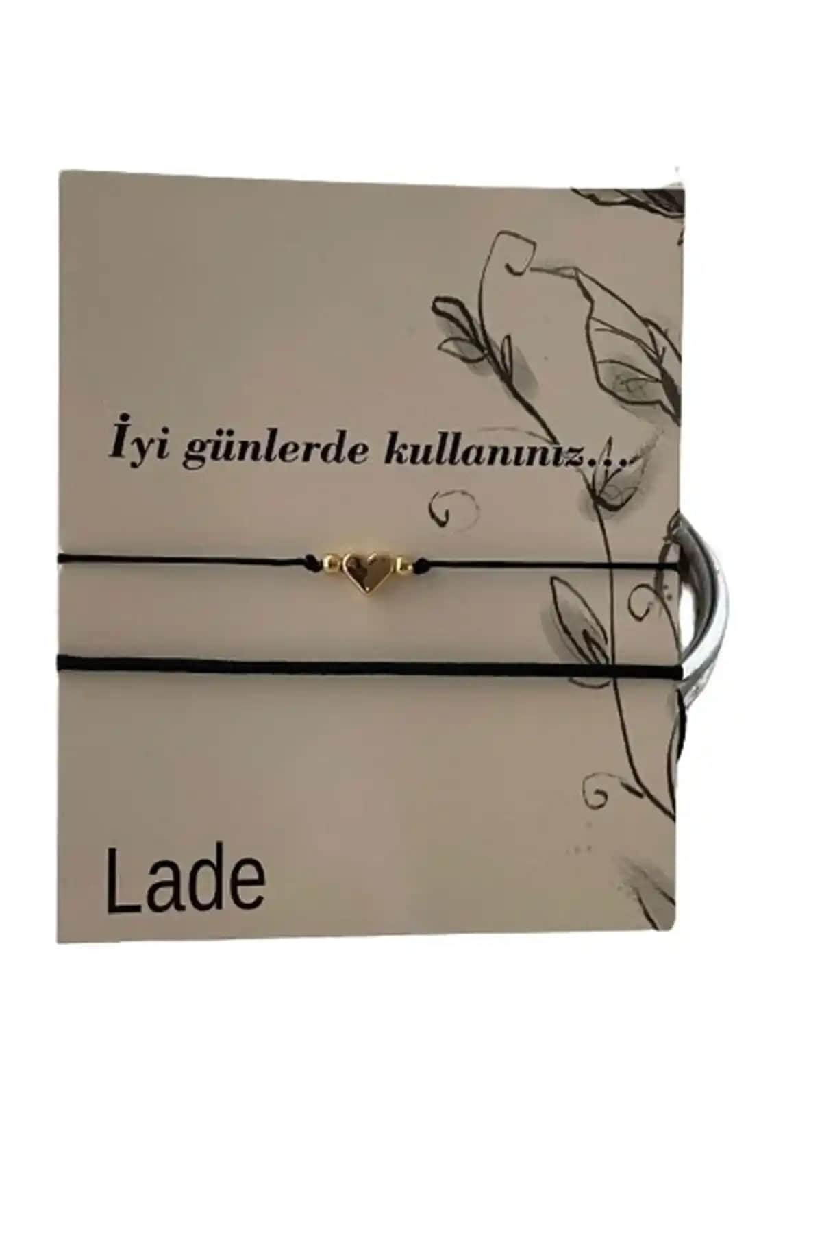 Lade Siyah İp ve Kalpli Halhal: Zarif ve Şık Kadın Takı Seçenekleri