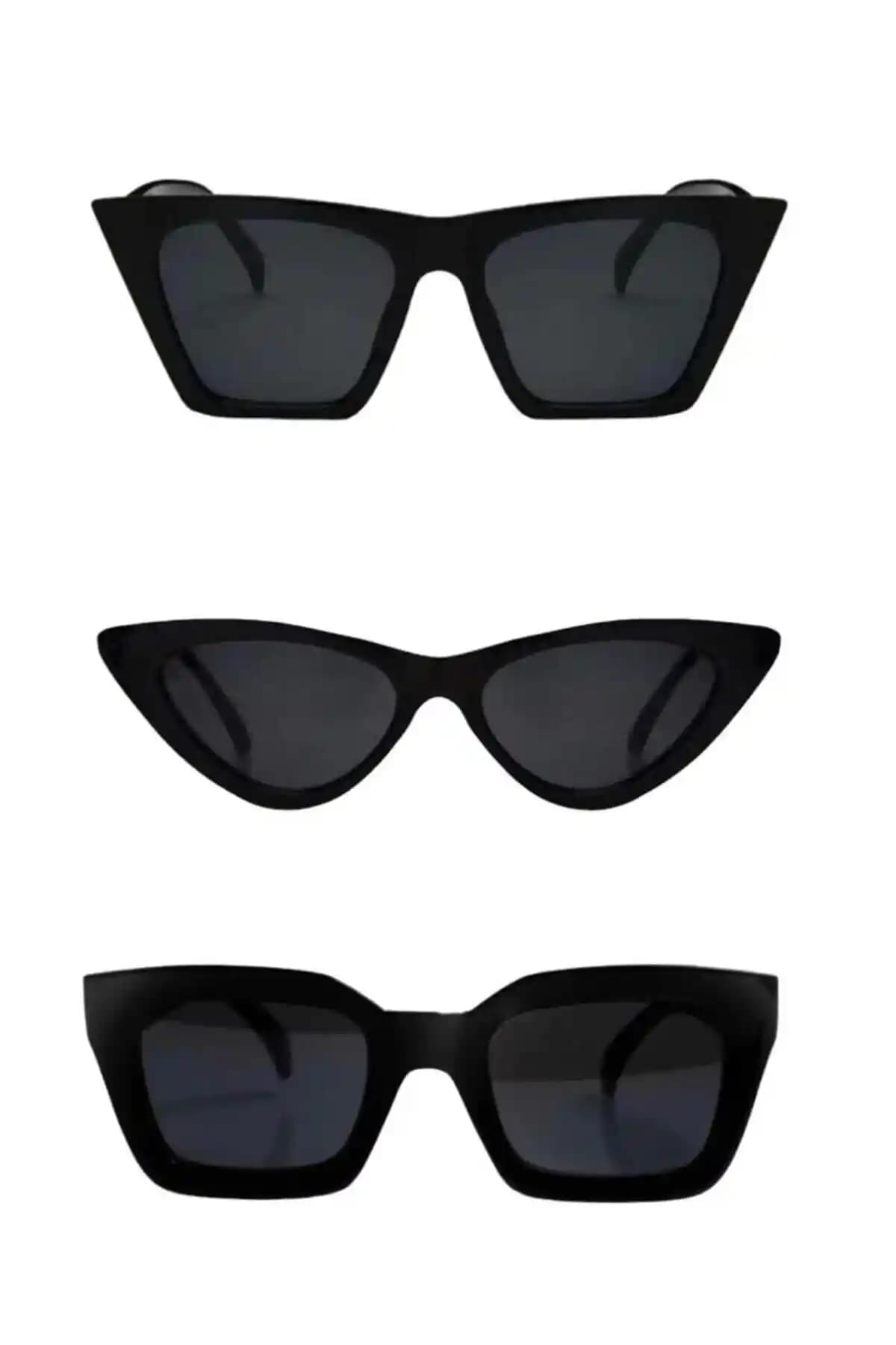 Modalucci Bayan 3'lü Fırsat Güneş Gözlüğü Şıklık ve Koruma Sunar