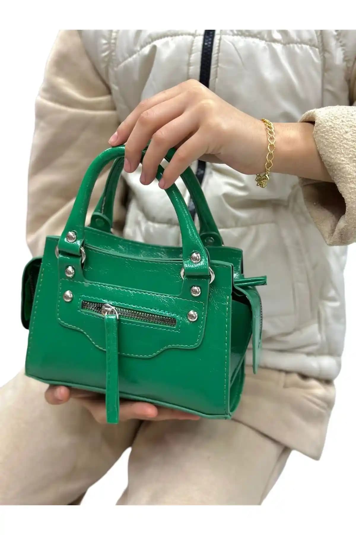 Modstore Kadın El ve Omuz Çantası Miny City Şık ve Dayanıklı Günlük Kullanım Çantası