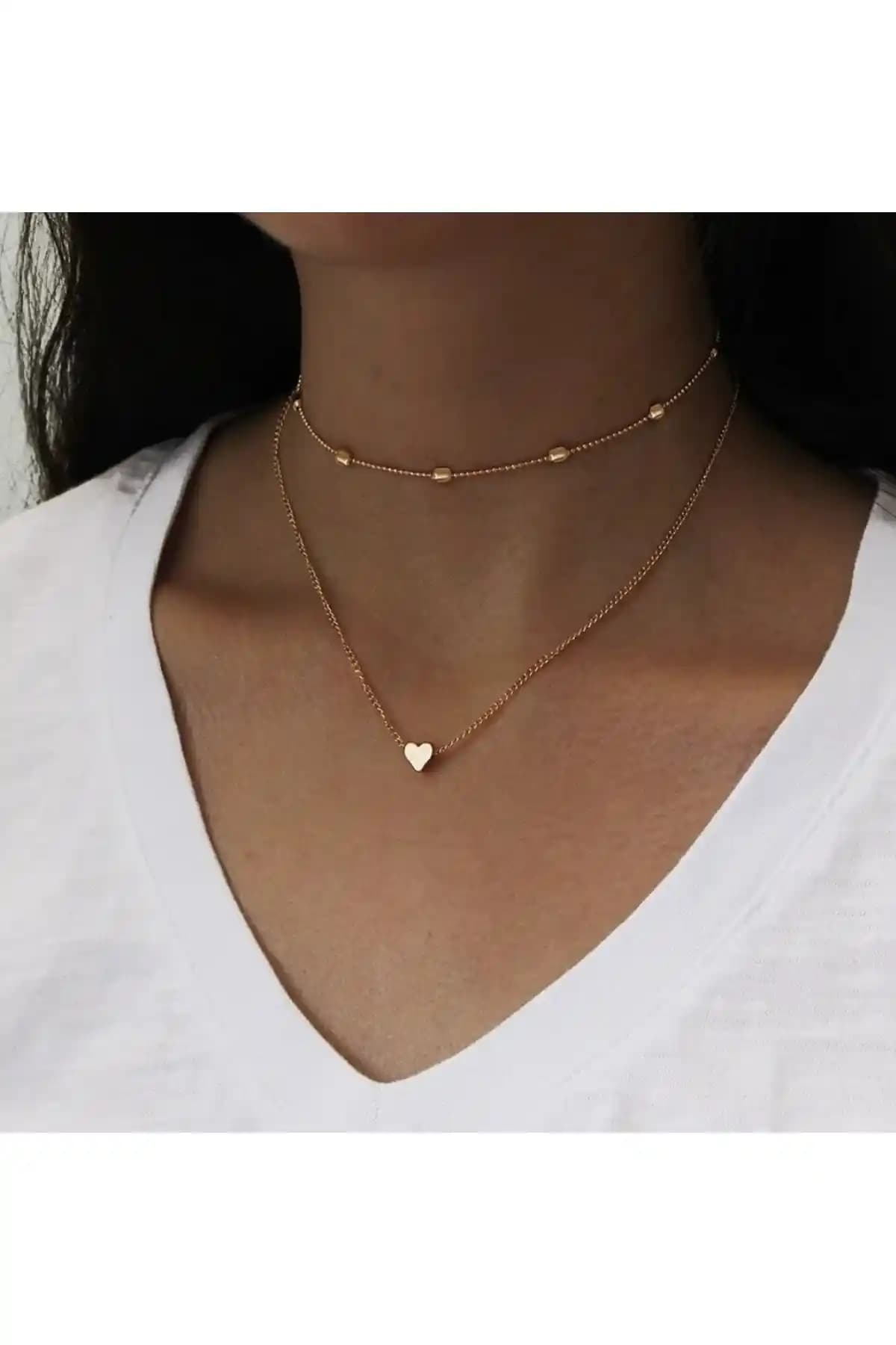 Monalisa Toka Kadın Altın Kalp Kolye: Zarif ve Şık Tasarım ile Günlük ve Özel Gün Kullanımı