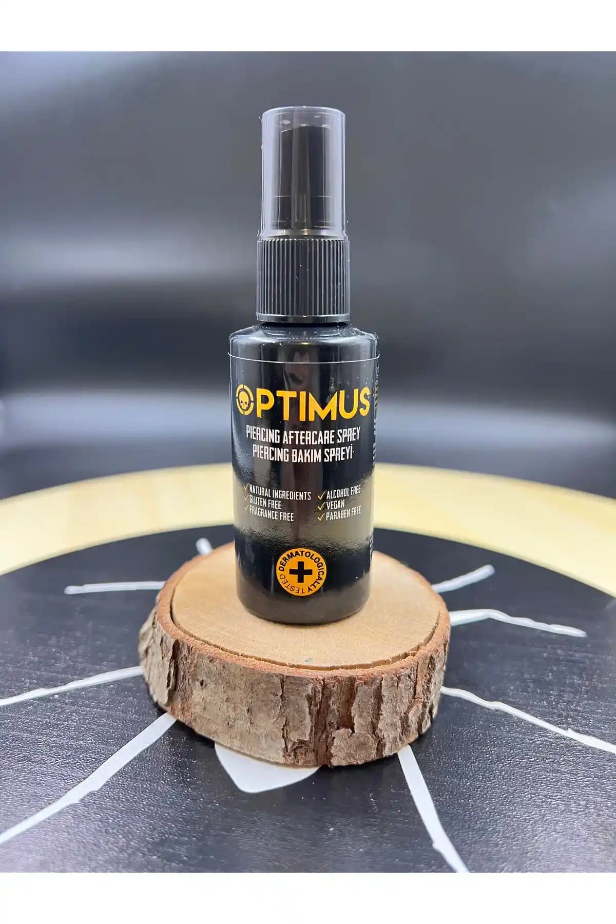 Optimus Piercing Bakım Solüsyonu Spreyi: Doğal ve Güvenilir Piercing Bakımı Ürünü