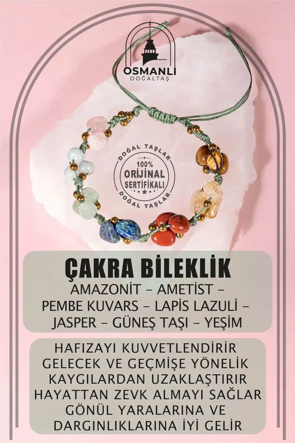 Osmanlı Doğal Taş Bileklikleri Karşılaştırması: Çakra ve Yengeç Burcu Modelleri