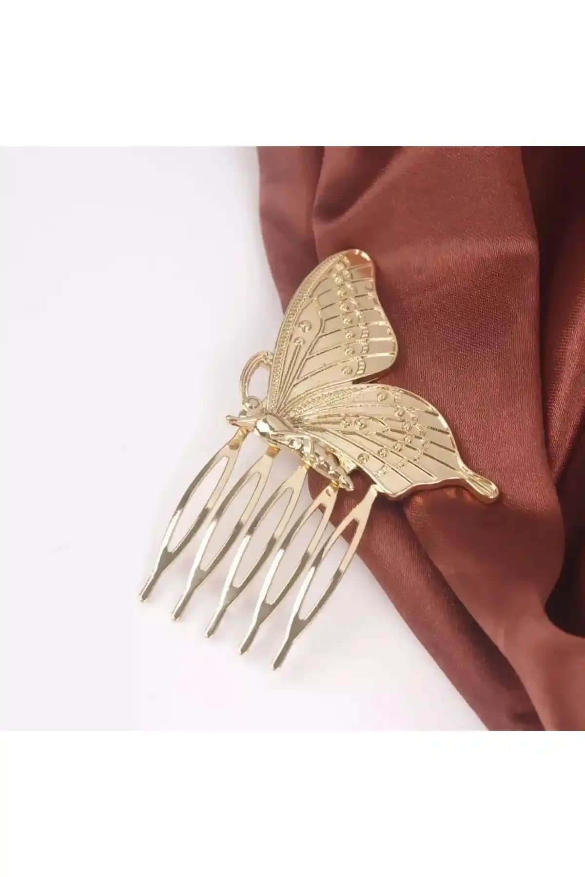 Pelin Aksesuar Kelebekli ve Yapraklı Zincirli Tarak Yoka Karşılaştırması