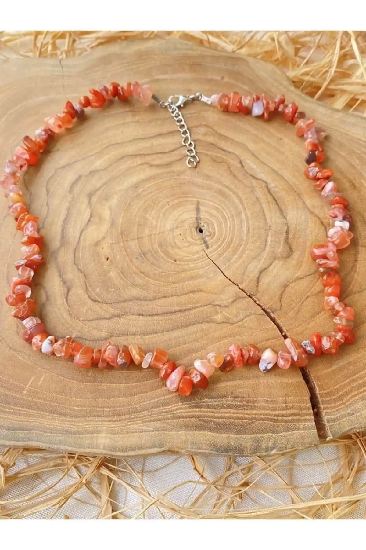 SARRAF DOĞALTAŞ Kadın Akik Taşı Kolye: Doğal ve Şık Takı Seçenekleri