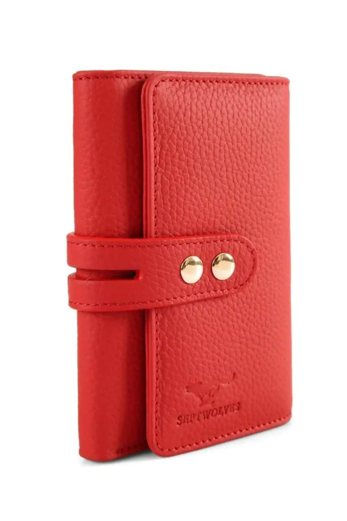 SEPTWOLVES Hakiki Deri Gold Detaylı Kadın Kartlık ve Cüzdan Şıklık ve Fonksiyonellik Sunar