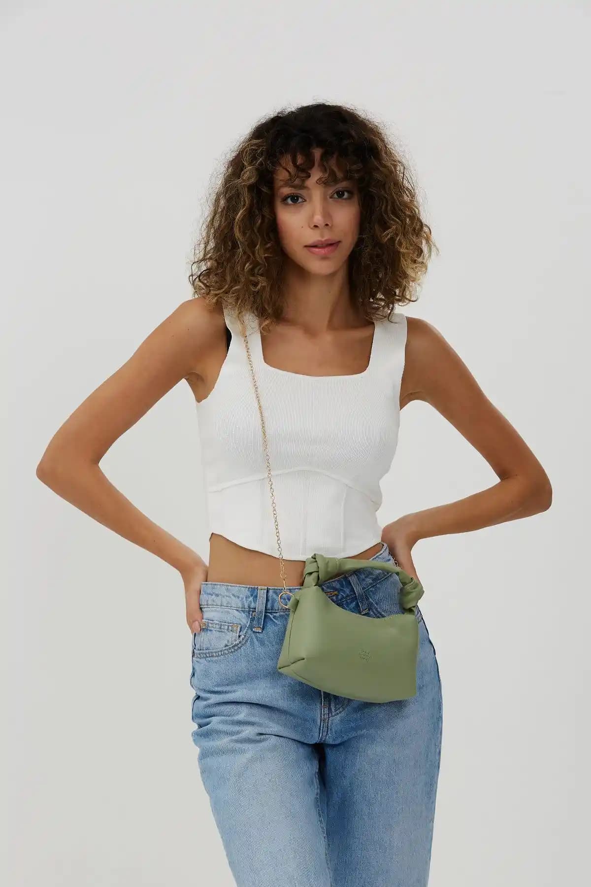 Shaka Mint Yeşil El ve Omuz Çantası - Şık, Fonksiyonel ve Dayanıklı Tasarım