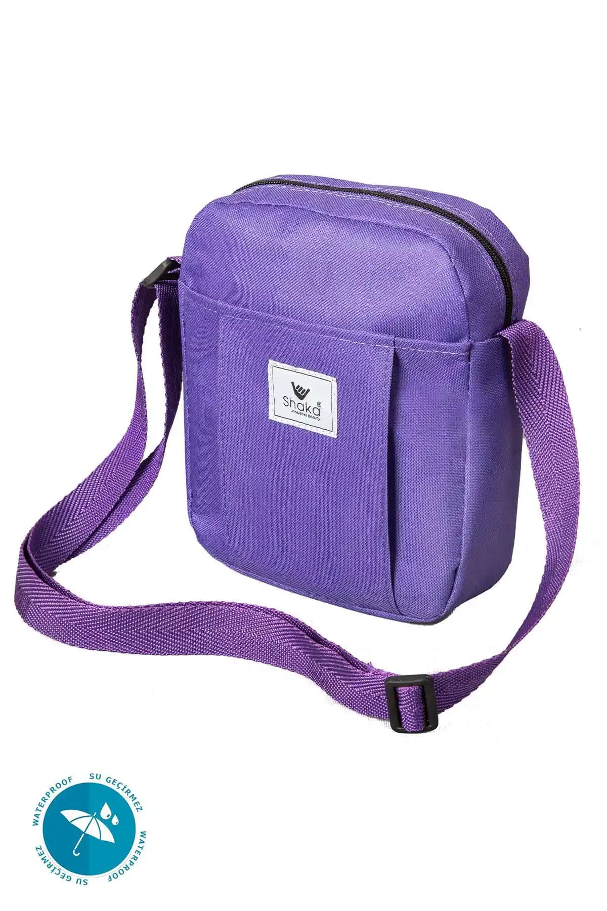 Shaka Mor U9 2 Bölmeli Su Geçirmez Kadın Çantası Günlük ve Spor Kullanımına Uygun