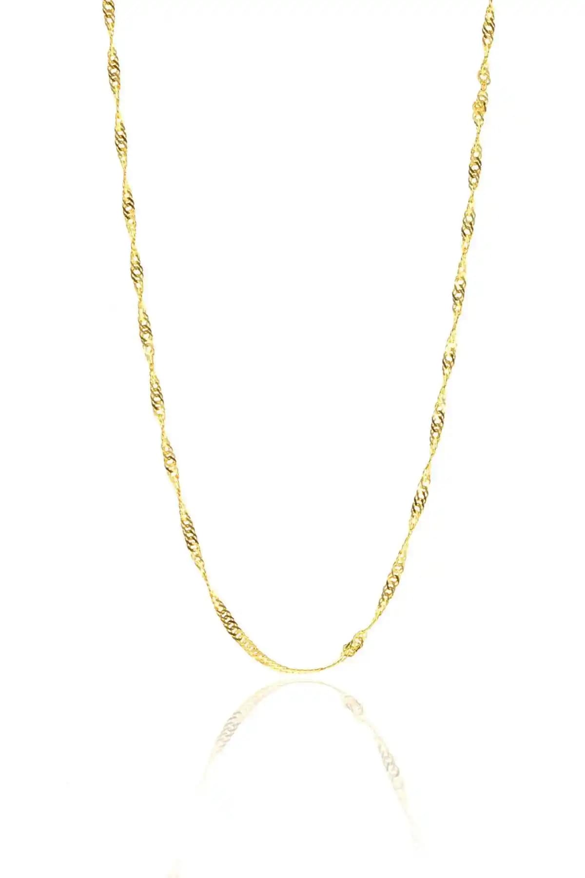 Söğütlü Silver 925 Ayar Gümsü Zincir Singapur Modeli Kalite ve Estetik Özellikleri