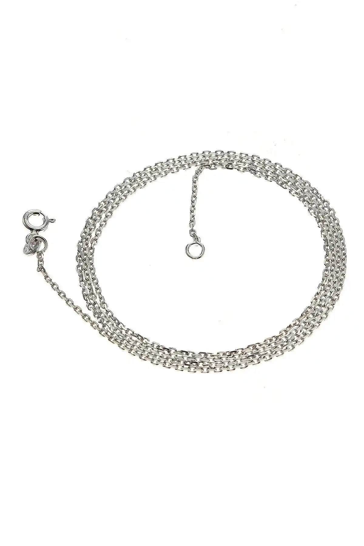 Söğütlü Silver Gü<müş> Kolye Zinciri 60 CM Zarif ve Dayanıklı Takı Seçeneği