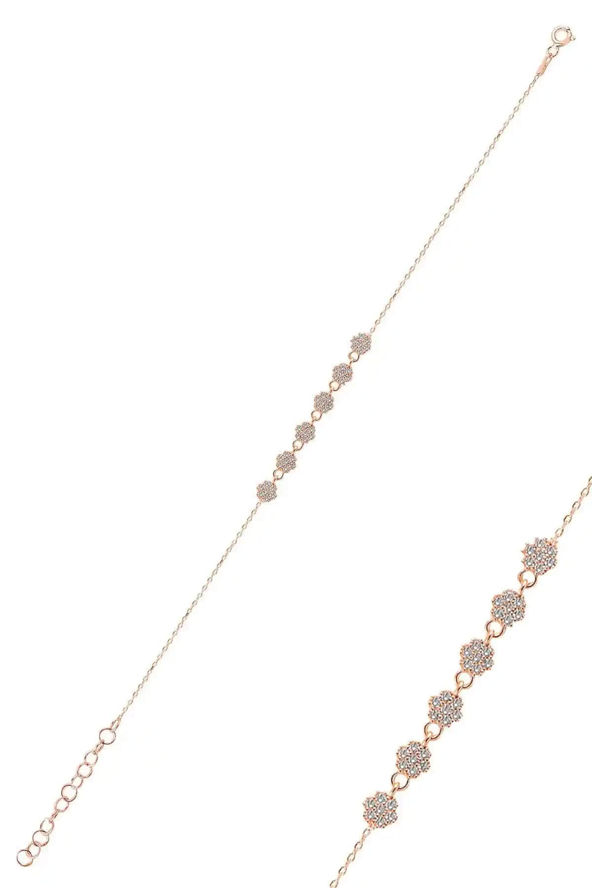 Söğütlü Silver Gümüş Rose Zirkon Çiçek Bileklik: Zarif ve Doğal Takı Seçenekleri