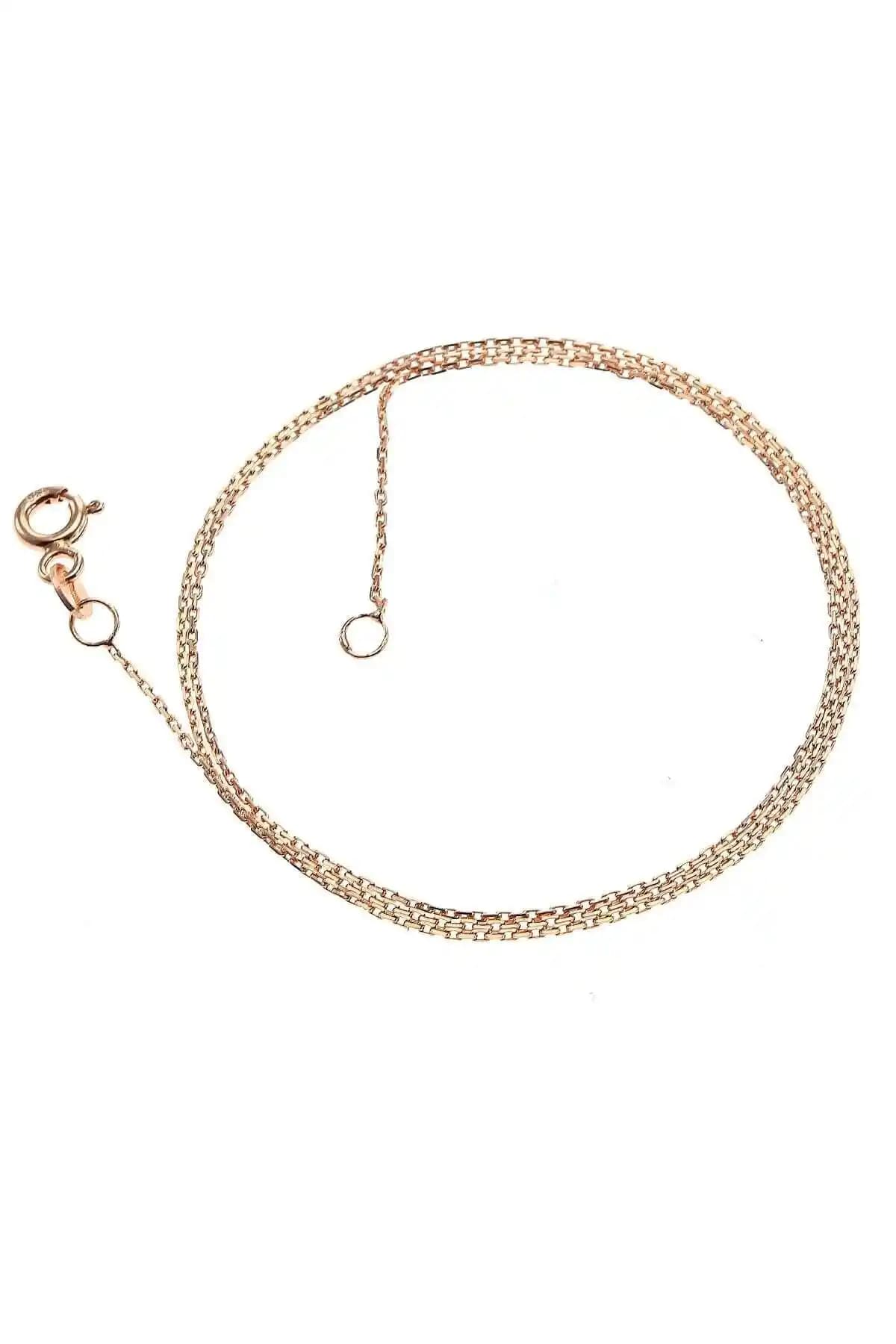 Söğütlü Silver Kadın Rose Kolye Zinciri 925 Ayar Gümüş ve İnci Detaylarıyla Şıklık