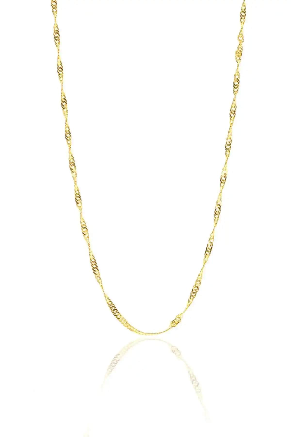 Söğütlü Silver Singapur Kadın Zinciri Modern ve Dayanıklı Tasarım Özellikleriyle