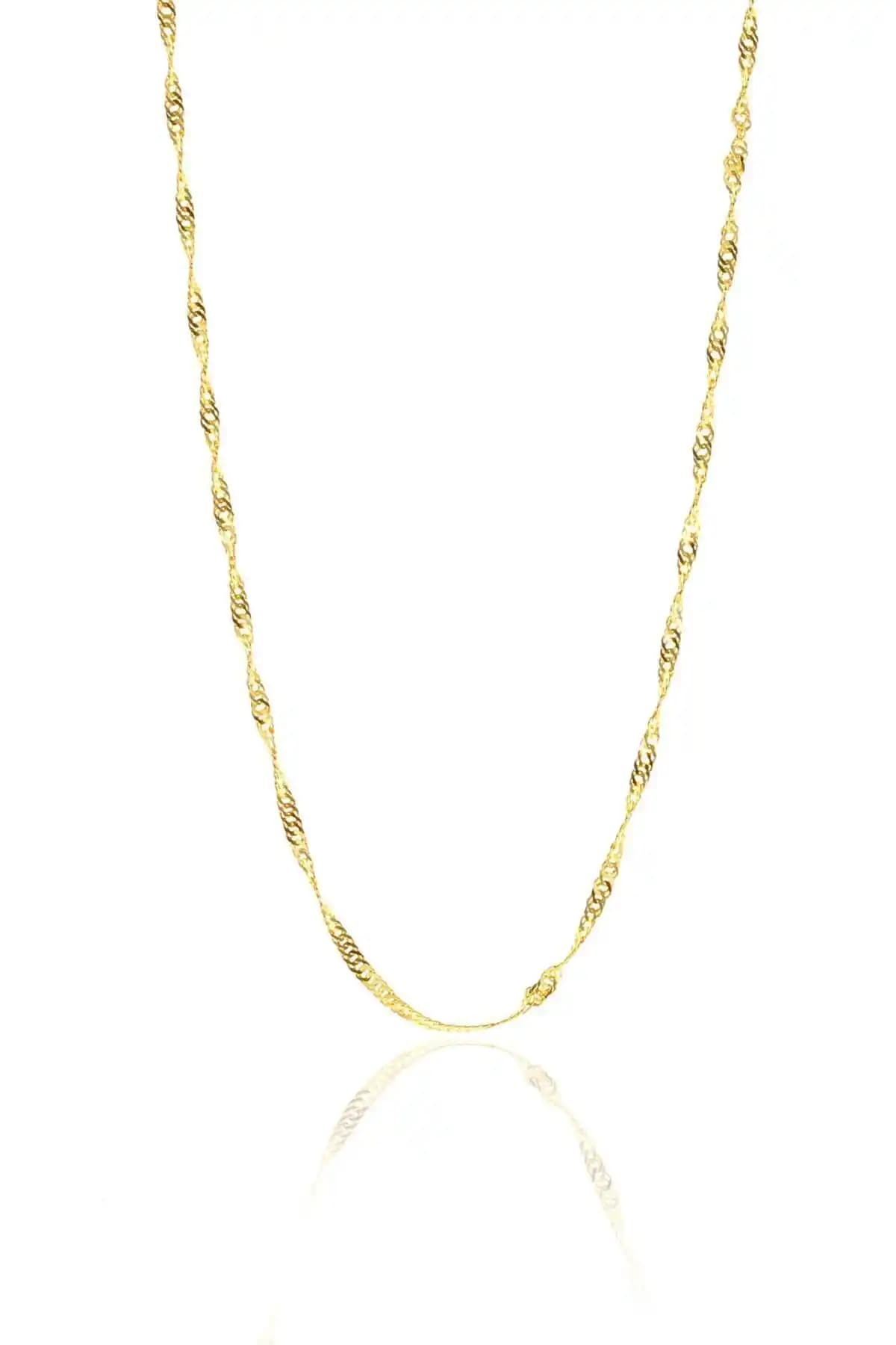 Söğütlü Silver Singapur Kadın Zinciri Modern ve Dayanıklı Tasarım Özellikleriyle