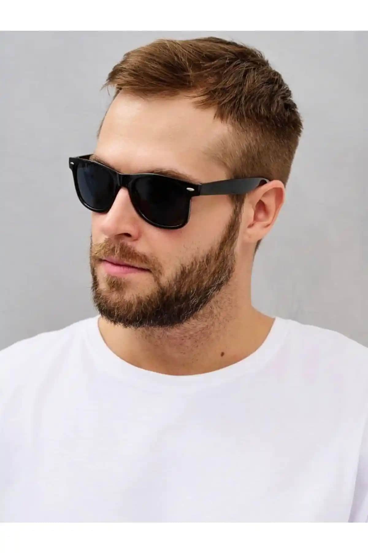 STAOOM Eğimli Unisex Güneş Gözlüğü Modern Tasarım ve UV Koruma Özelliğiyle