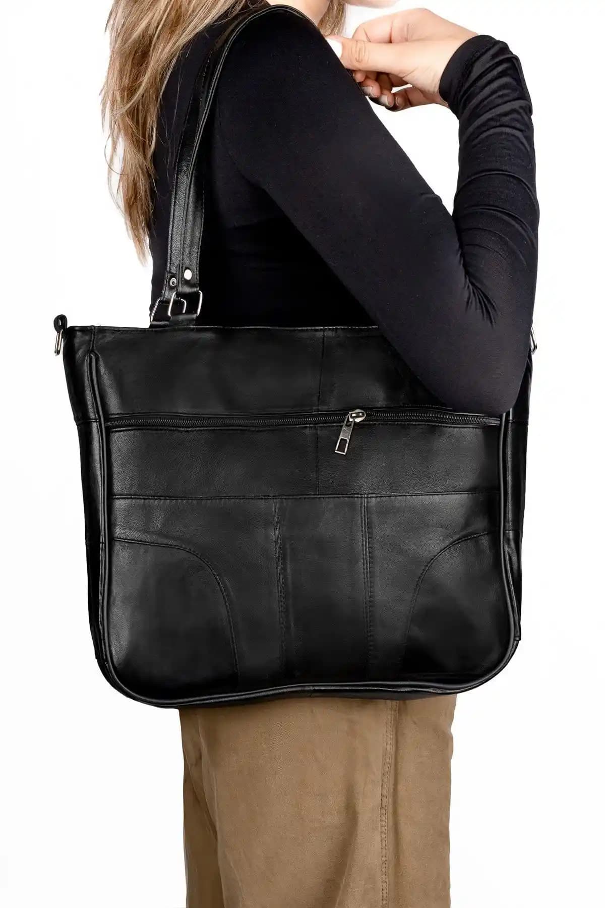 Stevis Leathra Hakiki Deri Çanta Günlük ve Şık Kullanım İçin Uygun Model