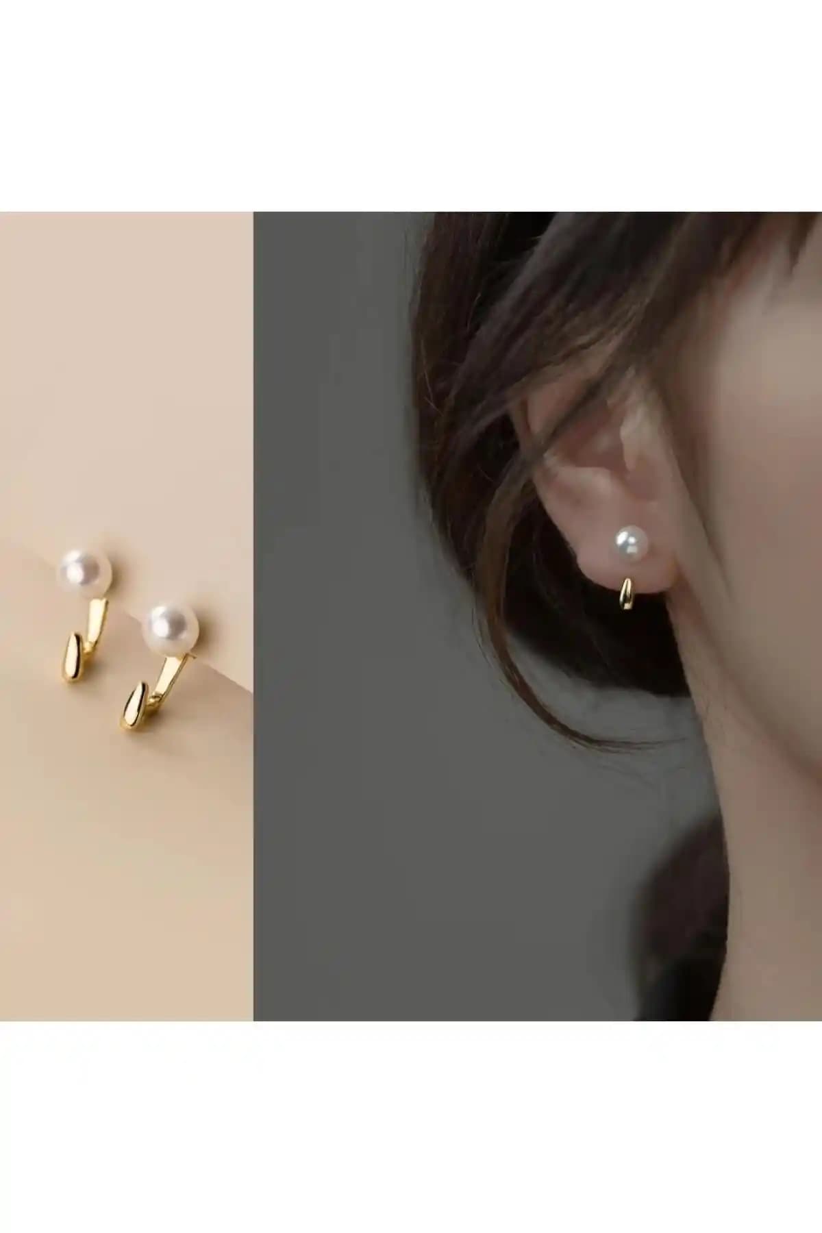 Toptanhanem Şık Damla Çelik Küpe Modern Tasarım ve Yüksek Kaliteyle Sunuluyor