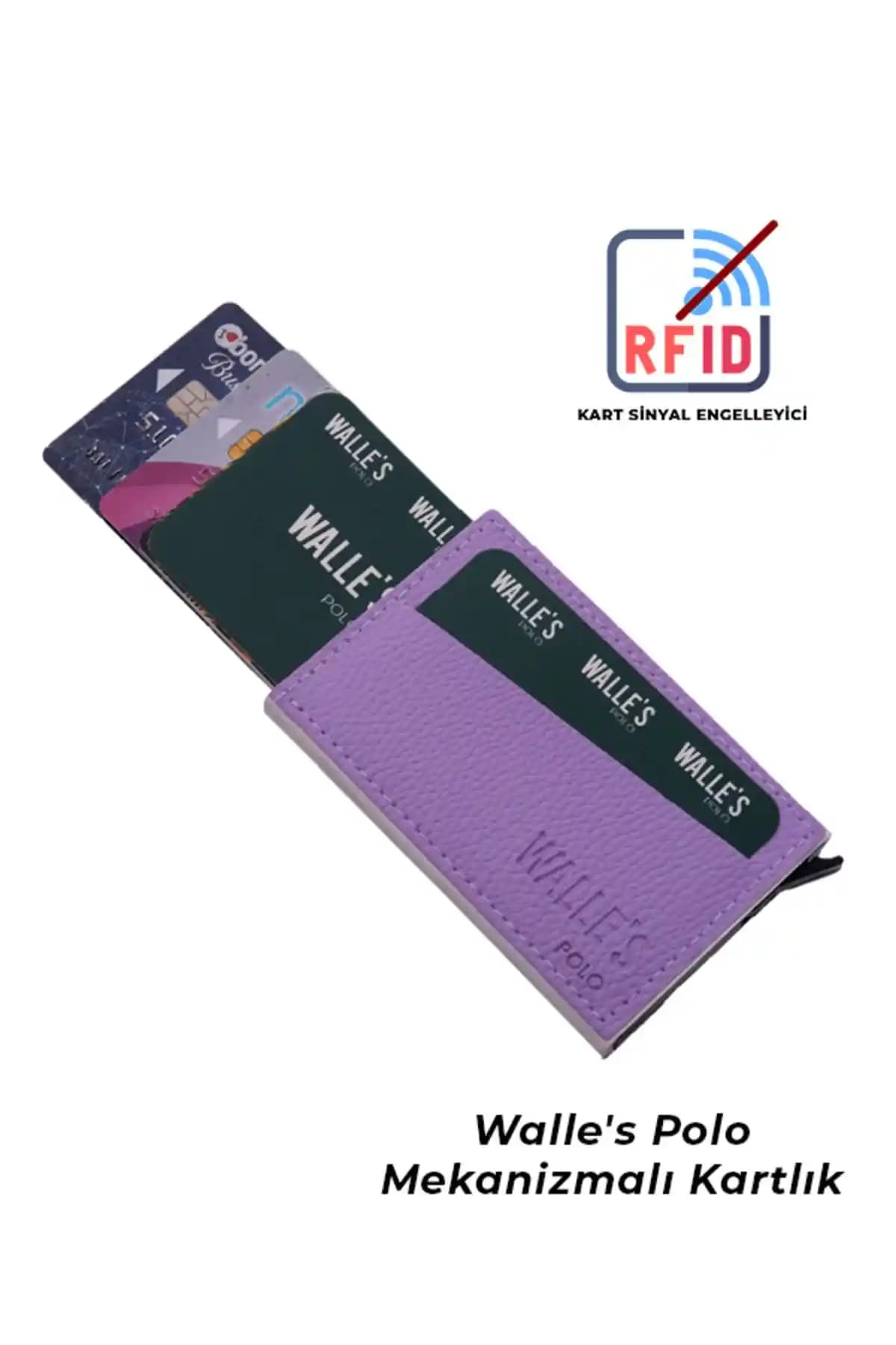 Walle's Polo Unisex RFID Koruma Alüminyum Kartlık Modern Tasarım ve Dayanıklılık
