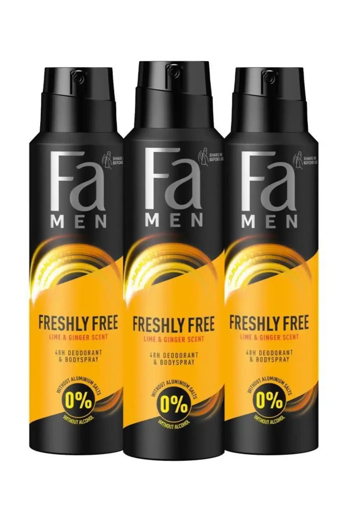 Fa Freshly Free Misket Limonu ve Zencefil Deosprey ile Gün Boyunca Ferahlık Sağlayın