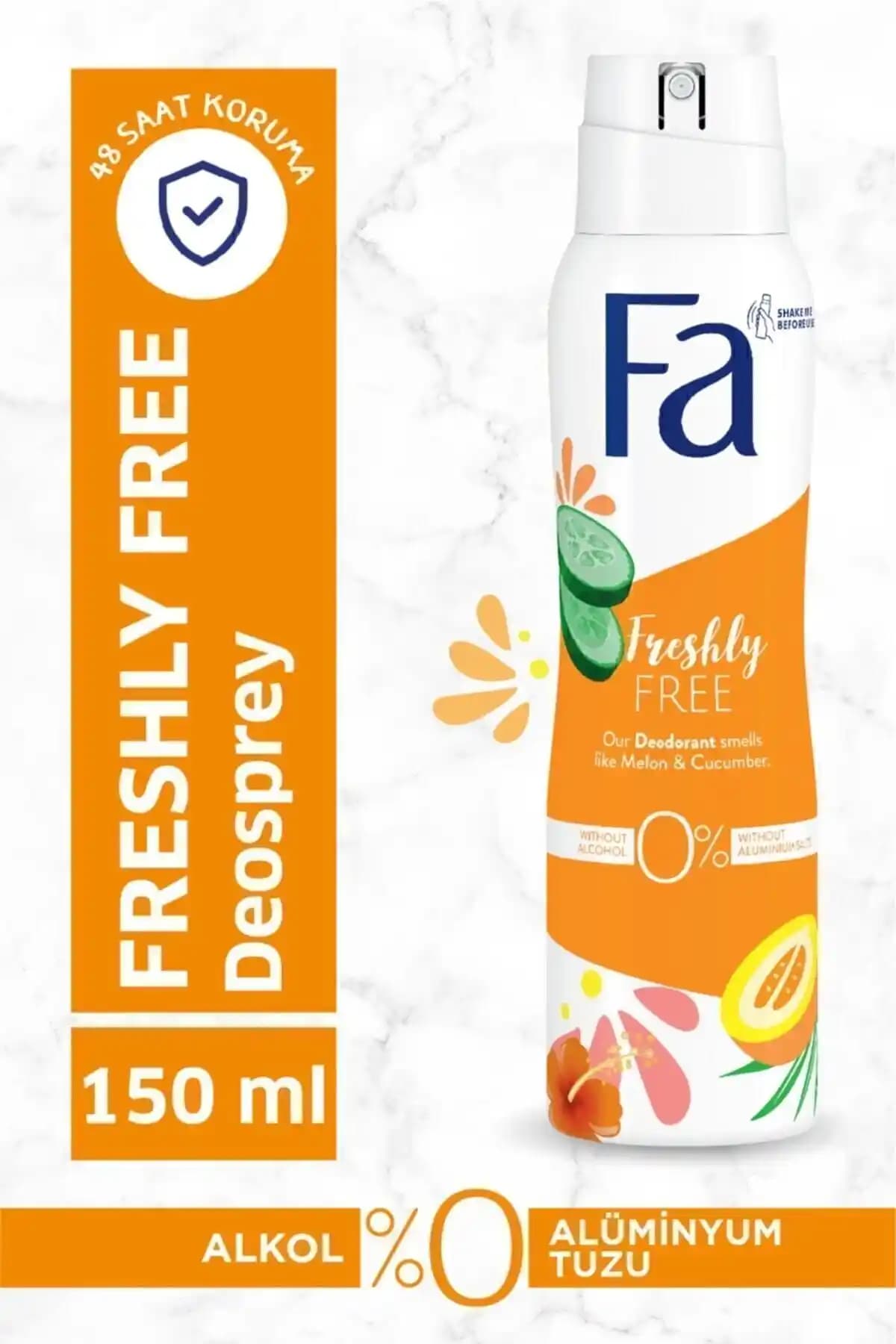 Fa Freshly Free Salatalık Kavun Deosprey ile Yazın Ferahlatıcı Etkisi