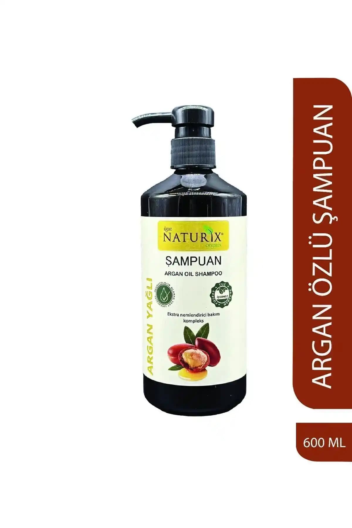 Naturix Onarıcı Bakım Tuzsuz Argan Yağlı Şampuan İncelemesi ve Kullanıcı Yorumları