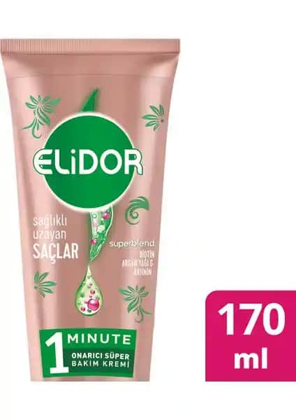 Elidor saç bakım ürünleri karşılaştırması: 1 Dakika Onarıcı ve Superblend Sıvı kremi