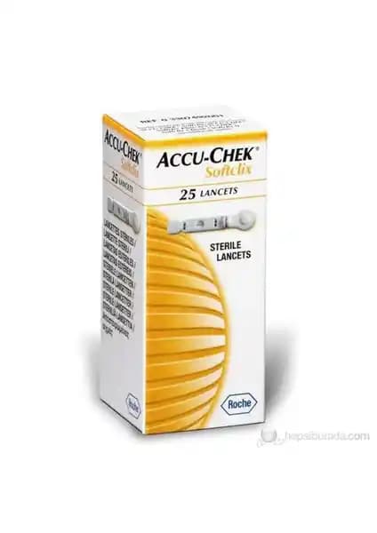 Accu-Chek Softclix Lancet Steril Parmak Delme İğnesi Güvenli ve Konforlu Kullanım