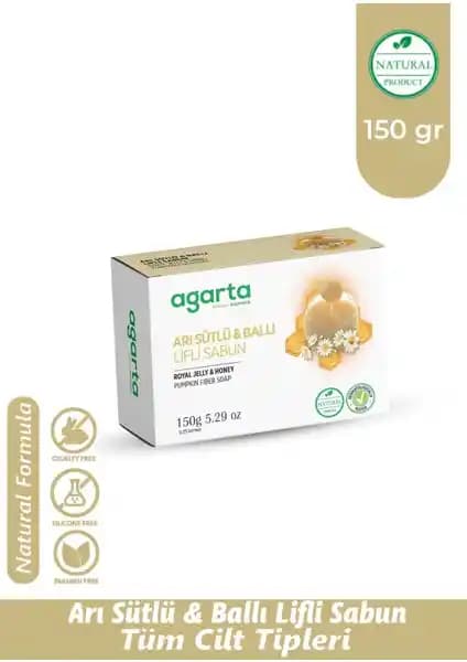 Agarta Doğal Arı Sütlü-Ballı-Lifli Sabun: Doğal İçeriklerle Cilt Güzelliği ve Sağlığı