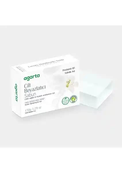 Agarta Doğal Bitkisel Cilt Beyazlatıcı ve Nemlendirici Sabun 150g - Doğal Cilt Bakımı İçin Uygun