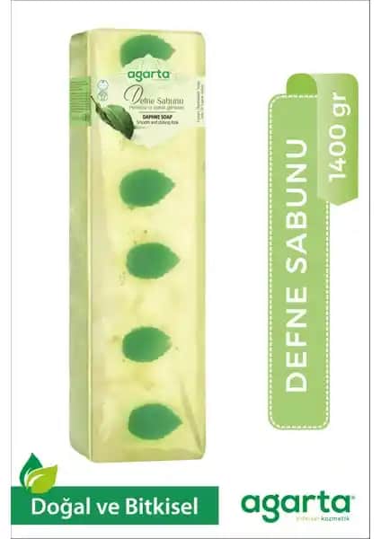Agarta Doğal El Yapımı Defne Sabunu 1400 Gr Saç ve Cilt Bakımı İçin Güvenli Tercih