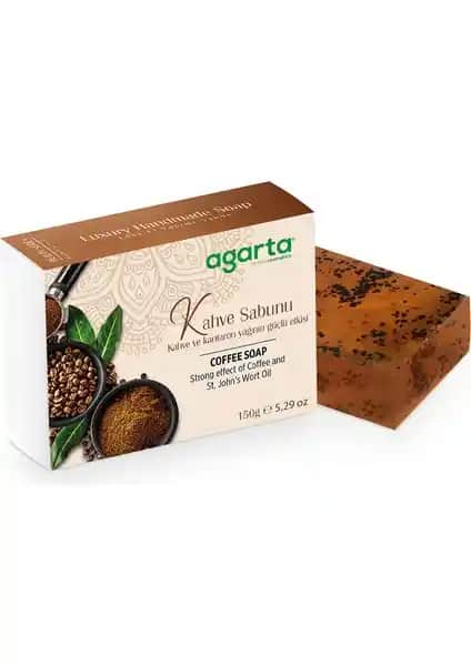 Agarta Doğal El Yapımı Kahve Sabunu: Doğal İçeriklerle Güçlü Cilt Temizliği ve Rahatlatıcı Aromalar