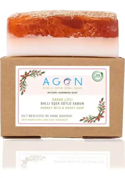 Agon El Yapımı Doğal Kabak Lifli Ballı Eşek Sütü Sabunu Cilt ve Saç Bakımında Kullanım Faydaları