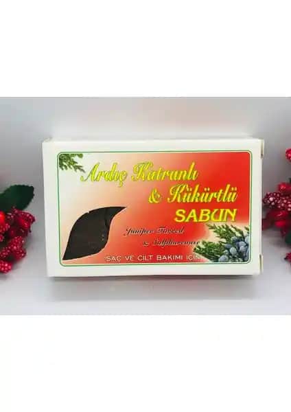 Akışık 3’lü Akışık Arıç Katranlı ve Kükürtlü Sabun Doğal Cilt Bakımı ve Temizlik Ürünü