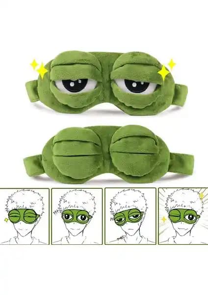 Aksh Naruto Kurbağa Uyku Göz Bandı Maskesi: Konfor ve Şıklık Sunan Yumuşak Tasarım