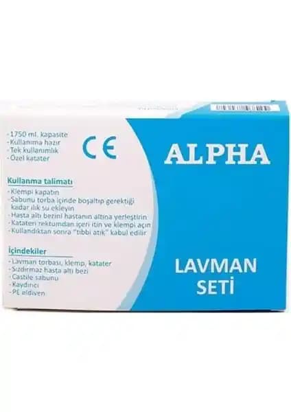 Alpha Lavman Seti 10'lu Paket Güvenilir ve Kullanışlı Sağlık ve Hijyen Ürünü