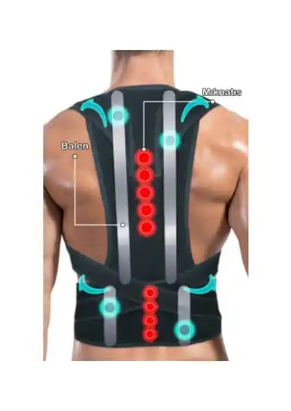 Ankaflex Balenli Manyetik Dik Durus Korsesi: Duruş ve Bel Ağrılarını Destekleyen Ürün
