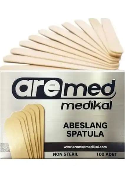 Aramed 200 Adet Abeslang Nonsteril Tahta Dil Basacağı Sağlık ve Hijyen Uygulamaları İçin Uygun