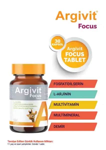 Argivit Focus Çok Yönlü Takviye Edici Gıda ve Sağlık Faydaları Analizi