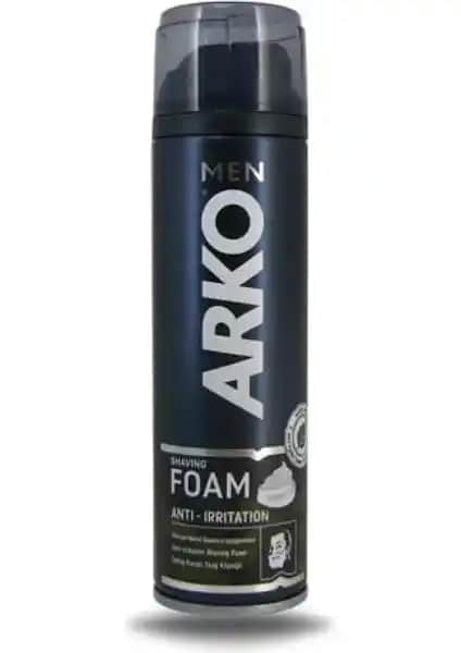 Arko Men Anti-Irritasyon Tıraş Köpüğü 200ML - Hassas Ciltler İçin Güvenilir ve Konforlu Kullanım