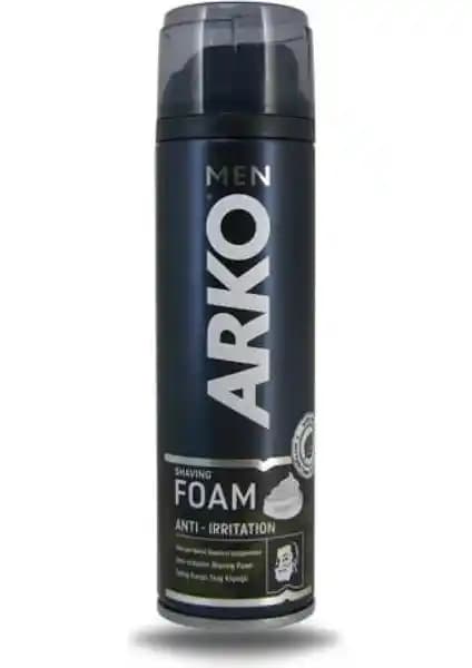 Arko Men Anti-Irritasyon Tıraş Köpüğü 200ML - Hassas Ciltler İçin Güvenilir ve Konforlu Kullanım
