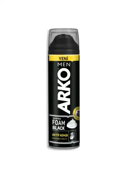 Arko Men Black Aktif Kömür Tıraş Köpüğü: Güçlü Temizlik ve Cilt Bakımı İçin İdeal Ürün
