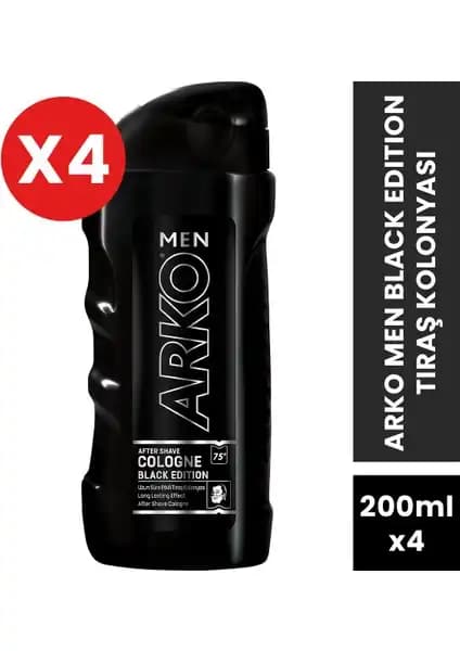 Arko Men Black Edition Tıraş Kolonyası: Erkekler İçin Şık ve Kalıcı Ferahlatıcı Parfüm