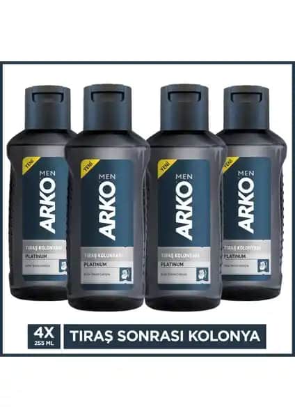 Arko Men Platinum Tıraş Sonrası Kolonya: Ferahlatıcı ve Yatıştırıcı Erkek Bakım Ürünü