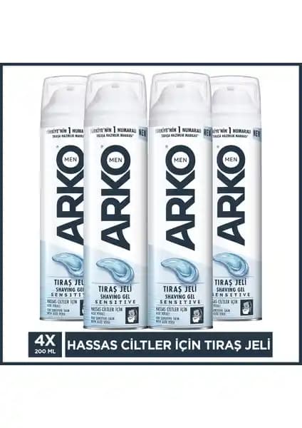 Arko Men Sensitive Erkek Tıraş Jeli: Hassas Ciltler İçin Güvenilir ve Konforlu Çözüm