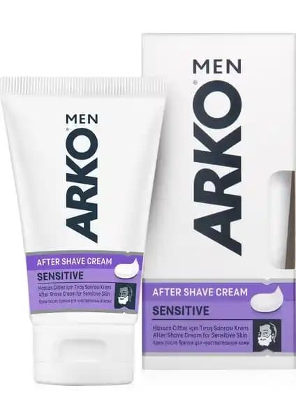Arko Men Tıraş Sonrası Krem Sensitive 50 Ml Hassas Ciltler İçin Doğal ve Rahatlatıcı Bakım