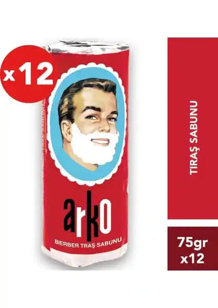 Arko Tıraş Sabunu 75 Gr Geleneksel ve Pratik Erkek Bakım Ürünü