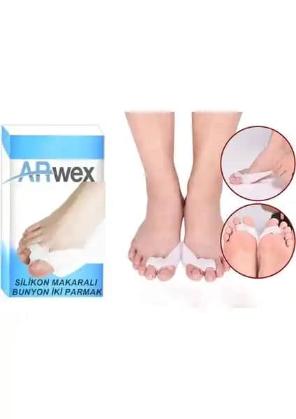 Arwex İki Parmak Silikon Makaralı Ayak Baş Parmak Kemik Bunyon Koruyucu Ürün Tanıtımı ve Kullanım Rehberi