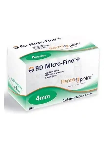 Avicenna Bd Micro-Fine Insülin Kalem İğneleri 4 mm 32G Güvenlik ve Konfor Sağlayan Medikal Ürün