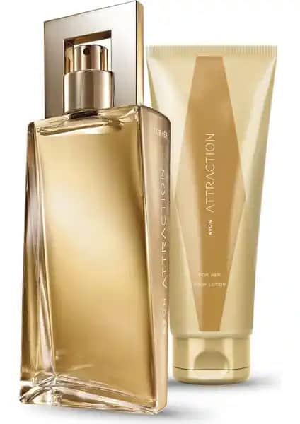Avon Attraction Kadın Parfüm ve Vücut Losyonu Paketi Günlük Şıklık ve Kalıcılık İçin